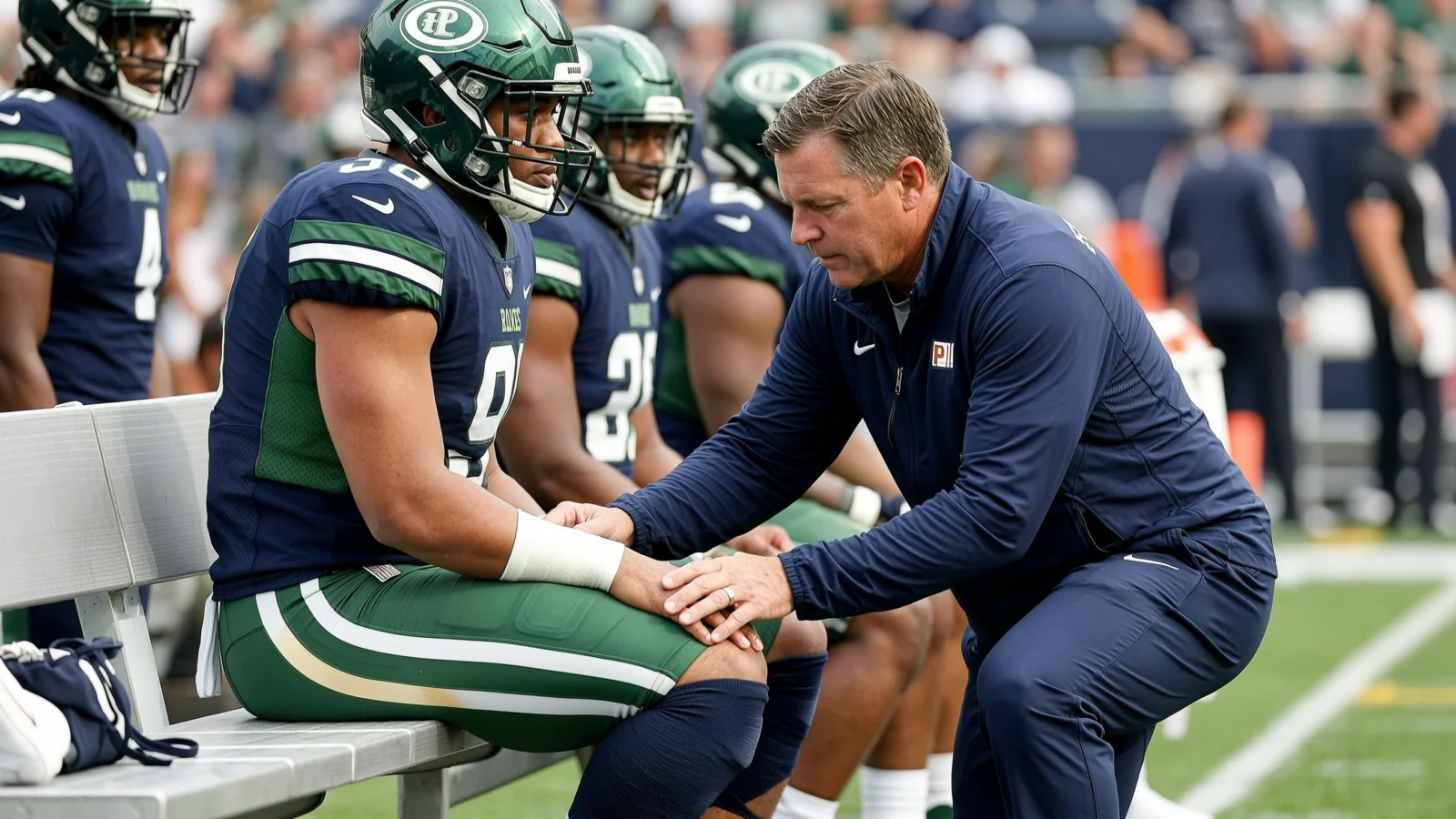 Illustration for: Sam Darnold's Hip Injury Leaves Seahawks Leaning on Drew Lock for Week 2